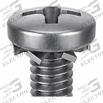 SEMS Screw: External Tooth, M2.5x0.45 Thread Size, 12 mm Lg, Stainless Steel - Machine Screws with External Tooth Lock Washers