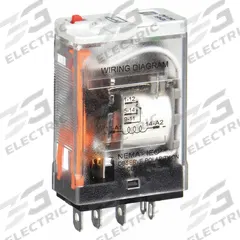 DAYTON General Purpose Relay: Socket Mounted, 15 A Current Rating, 240V AC, SPDT, 5 Pins/Terminals (MPN 1EHE4). Key specifications — Brand: DAYTON; Base Type: Square; Mounting Style: Plug-In; Manufacturer Part Number: 1EHE4; Series: L Series.