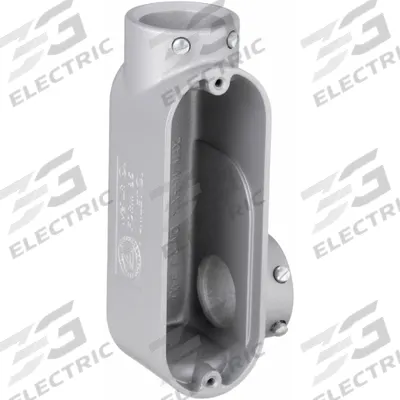 APPLETON ELECTRIC Conduit Outlet Body: Aluminum, 1 1/2 in Trade Size, LR Body, 35 cu in Body Capacity - LR - 90° Elbow Type