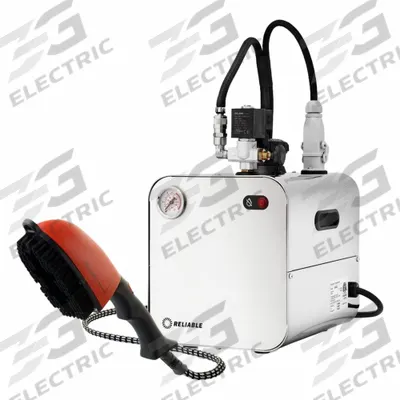 RELIABLE Steam Mop: 4 hr Steam Time, 12 1/4 in Overall Lg, No Auto Shutoff, 8 in Overall Wd - Garment Steamers