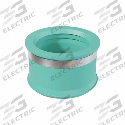 FERNCO Flexible Pipe Straight: PVC, For 4 in Pipe, Clay/Concrete/PVC - Lateral Insert Flexible Transition Couplings