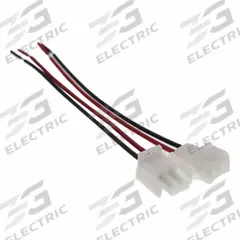 SPEED WIRING PRODUCTS Connector System: TE Connectivity, MATE-N-LOK, 2 Poles, 48 in Wire Lead Lg (MPN HD-02-4848). Key specifications — Wire Type: Hookup & Lead Wire (UL 1015); Brand: SPEED WIRING PRODUCTS; Number of Poles: 2; Voltage Rating: 600V AC; Wire Jacket Material: PVC; Current Rating: 13 A; Wire Color: Red; Kit Contents - Description: (1) Panel-Mountable Receptacle with Female Contacts.