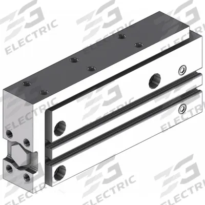 SMC Air Slide Table: 15 mm Stroke Lg, 16 mm Bore Dia, Mfr Part # MXH16-15Z - Pneumatic Slide Tables