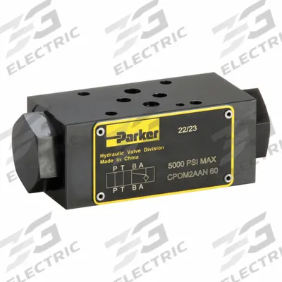 Parker Pilot Operated Check Valve: 15.9 gpm Flow Rate - Max, 5,075 psi Max Pressure - Double Pilot-Operated Check Valves