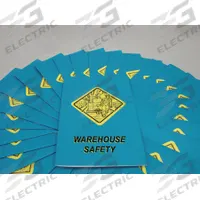 MARCOM Reference Material: Warehouse Safety, One-Page Quiz, English/Spanish, 15 PK (MPN B0002410EM). Key specifications — attr1267898: OSHA 29 CFR 1910; attr1267912: Reference Material; attr1267913: One-Page Quiz; attr1267916: MARCOM.