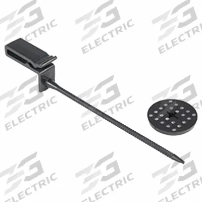 BIRD BARRIER Solar Panel Clips: Black, Plastic - Solar Panel Exclusion Accessories