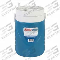 COLEMAN Beverage Jug: 1 gal Capacity, Blue, 11 1/2 in Overall Ht, 7 in Overall Dia, Jug (MPN 2158645). Key specifications — Brand: COLEMAN.