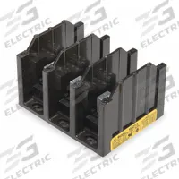 BUSSMANN Power Distribution Block: Open, Lug, Lug, 14 AWG – 2/0 AWG For Line Side Wire Sizes (MPN 16321-3). Key specifications — attr1361688: Surface; attr1308686: BUSSMANN; attr1361672: Aluminum.
