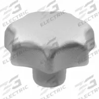 JW WINCO Stainless Steel Hand Knob; Stainless Steel 4-Prong Knob: 7 Point, Stainless Steel (MPN 6336-NI-63-M12-E). Key specifications — Brand: JW WINCO; Finish: Matte.