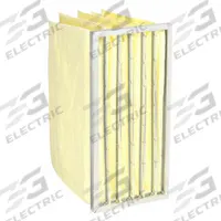 GRAINGER Pocket Air Filter: 24 in x 12 in x 15 in, MERV 14, Yellow, Synthetic, 6 Pockets (MPN 5M426). Key specifications — Display Sell UOM: EA; Brand: GRAINGER; Media Material: Synthetic; Performance Rating: MERV 14.