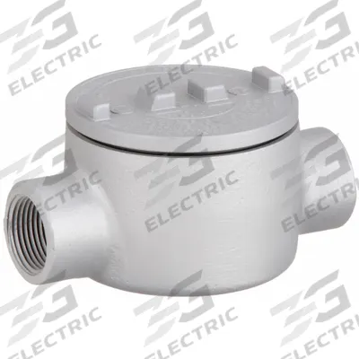 APPLETON ELECTRIC Conduit Outlet Body: Aluminum, GR, 2 in Trade Size, C Body - C Round Body - Straight Type