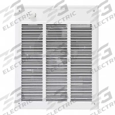 CADET Wall Fan Heater: Commercial Grade, 2000 W/1500 W/4000 W/3000 W, Thermostat Included - Standard Electric Baseboard Heaters