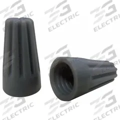 3M Twist-On Wire Connectors: Gray, Wire Sizes 22 AWG – 10 AWG, 300 V, 1,000, PK (MPN H-29-BIN). Key specifications — Brand: 3M; Maximum Wire Combination: (1) 16 AWG with (1) 18 AWG; Manufacturer Part Number: H-29-BIN; Minimum Wire Combination: (3) to (5) 22 AWG.