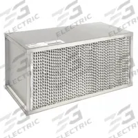GRAINGER HEPA Air Filter: 12 in x 24 in x 12 in, 99.97% Filter Efficiency (MPN 6B616). Key specifications — Brand: GRAINGER; Frame or Header Material: Galvanized Steel.