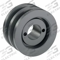 APPROVED VENDOR V-Belt Pulley: 2AK34, 2 Groove, 3.45 in OD, Bushed Bore, H/QT, Cast Iron (MPN 2AK34H). Key specifications — Pulley Industry Number: 2AK34; Pitch Diameter: 3.2 in (4L, A); For Belt Section (broad, with similar types): 3L.