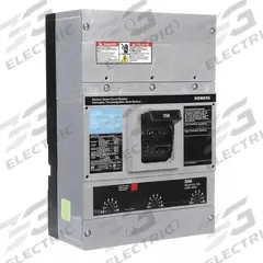 SIEMENS Molded Case Circuit Breaker: 350 A Amps, 65kA at 240V AC, Fixed, Lug, ABC, JXD2-A, 240V AC (MPN JXD23B350). Key specifications — Phase Connection: ABC; Instantaneous Trip: Fixed; Terminal Connection: Lug; Series: JXD2-A; Max. AIR Rating: 65kA at 240V AC.