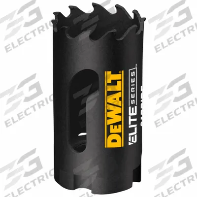 DEWALT Hole Saw: 1 3/8 in Saw Dia., 3 Teeth per Inch, 1 3/4 in Max. Cutting Dp - Multi-Material-Cutting Hole Saws without Arbor