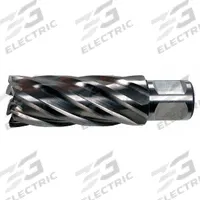 SLUGGER BY FEIN Annular Cutter: 2 3/4 in Cutter Dia, 4 in Max Cutting Dp, Bright, High Speed Steel (MPN 63134698004). Key specifications — attr253884: No; attr253885: Bright; attr253886: High Speed Steel; attr253887: Weldon Flat; attr253888: Fractional Inch; attr277149: SLUGGER BY FEIN.