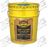 CABOT Wood Stain: Exterior, Oil, 5 gal Container Size, Wood, Flat, Honey Teak, Transparent (MPN 140.0019458.008). Key specifications — Brand: CABOT; Transparency: Transparent; Use Location: Exterior; Sheen: Flat; Sub-Brand: Australian Timber Oil Wood; Color: Honey Teak.