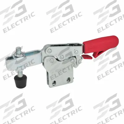 JW WINCO Horizontal Acting Toggle Clamp: Locking Horizontal Handle, Flange Base Mounting - Standard Toggle Clamps