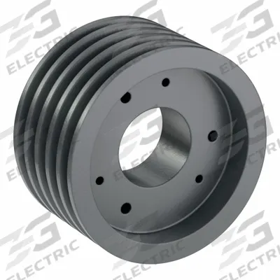 APPROVED VENDOR V-Belt Pulley: B70, 5 Groove, 7.35 in OD, Bushed Bore, SF - Bushed-Bore Cast-Iron V-Belt Pulleys