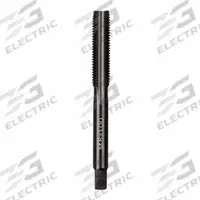 MILWAUKEE Straight Flute Tap: M8x1 Metric, 2B, 4 Flute, Plug Chamfer, Black Oxide Carbon Steel (MPN 49-57-5145)
