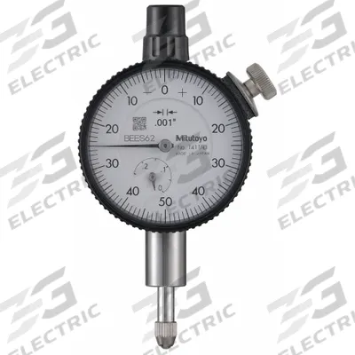 MITUTOYO Dial Drop .001-.25INB2: 0.001 in to 0.25 in, Inch, Flat Back - Balanced Reading Back Lug Dial Indicators