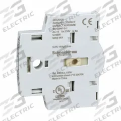 SQUARE D Auxiliary Contact Module: 2NO (MPN MDSAN20). Key specifications — Brand: SQUARE D; Compatible with Series: MD Motor Disconnect Switches.
