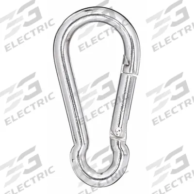 APPROVED VENDOR Carabiner: 1 Snaps, 315 lb Working Load Limit, Safety Snap - Load Rated Spring Snaps