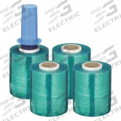 GOODWRAPPERS Stretch Wrap Film: 80 ga Gauge, 5 in Overall Wd, 1,000 ft Overall Lg, Light Green, 4 PK (MPN 15A877). Key specifications — Brand: GOODWRAPPERS; Color: Light Green.