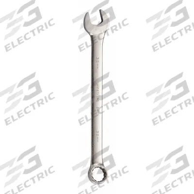 WESTWARD Combination Wrench: Alloy Steel, Satin, 32 mm Head Size, 16 5/8 in Overall Lg - Metric 12-Point Combination Wrenches