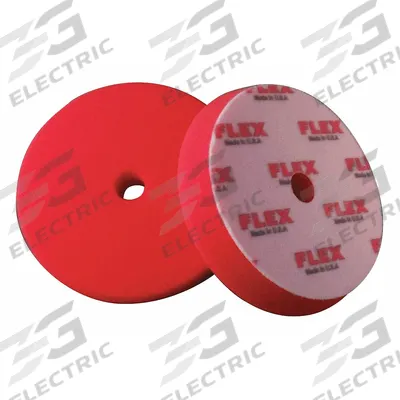 FLEX NORTH AMERICA Polishing Pad: Pad, Hook-and-Loop, Hook-and-Loop, Foam, 5 1/2 in Outside Dia - Vehicle Polishing Pads