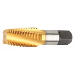 WIDIA GTD Spiral Flute Tap: 1/4"-18 NPT, 4 Flute, Taper Chamfer, Cobalt (MPN VTSFT8004)