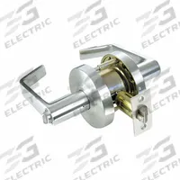 DESIGN HARDWARE Door Lever Lockset: Privacy Lever Locksets, Chrome, ADA Compliant (MPN DH-X-76-F-26D). Key specifications — Ligature Resistance: Not Ligature-Resistant; Brand: DESIGN HARDWARE; Lockset Function ANSI Code: F76; Visual Indicator Message: No Message; Lockset Style: Rose; ADA Compliant: Yes; Finish: Satin Chromium-Plated.