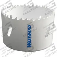 WESTWARD Hole Saw: 3 5/8 in Saw Dia., 4/6 Teeth per Inch, 1 1/2 in Max. Cutting Dp, Bi-Metal (MPN 29VU35). Key specifications — attr1098070: 4/6; attr1098087: WESTWARD; attr1098073: 5/8"-18.