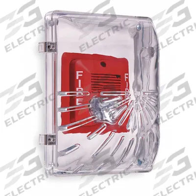 SAFETY TECHNOLOGY INTERNATIONAL Audible and Strobe Guard: Polycarbonate - Covers for Alarms & Wall Fixtures