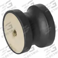 JW WINCO Vibration-Isolating Mount: Hourglass, Natural Rubber, Female x Female Style (MPN 356.3-25-20-20-1/4-55). Key specifications — Isolator Body Material: Natural Rubber.