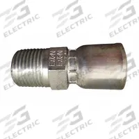 AEROQUIP Hydraulic Crimp Fitting: Steel x Steel, Straight, -16 For Hose Dash Size, Male x Genderless (MPN FJ3152-1616S). Key specifications — Fitting Gender: Male x Genderless; Fitting Connection Type: NPTF x Crimp; Thread Size: 1"-11-1/2; For Hose Dash Size: -16; Brand: AEROQUIP.