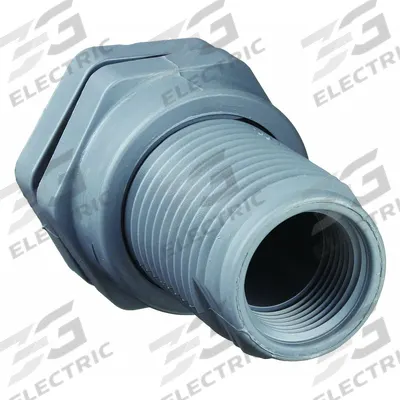 HAYWARD Bulkhead Tank Fitting: CPVC Body, 1 1/2 in Female NPT Threaded Inside - CPVC Through-Wall Fittings