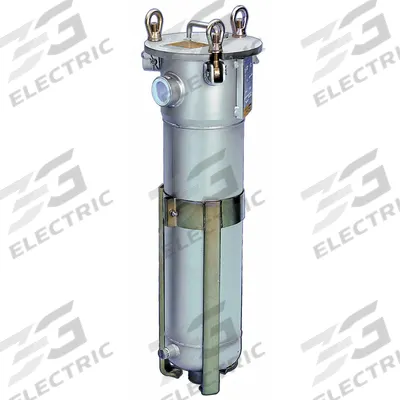 Parker Water Filter Housing: 2 in, NPT, 33 in Overall Ht, 12 1/4 in Overall Dia - Parker Water Filter Cartridge Housings