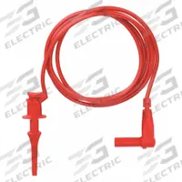 POMONA Test Leads: CAT III 1000V, Red Electrical Current Color, Banana Plug, 3 7/8 ft Lg, Silicone (MPN 6727-2). Key specifications — Brand: POMONA.