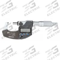 MITUTOYO IP65 Digital Outside Micrometer: 0 in to 1 in /0 mm to 25.4 mm, Inch/Metric, IP65 (MPN 293-340-32). Key specifications — attr1182744: 0.00005 in/0.001 mm; attr1182776: IP65; attr1182741: MITUTOYO; attr1182743: +/- 0.00005 in; attr1182759: Yes.