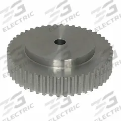 DAYTON Timing Pulley: Trapezoidal, Plain, For T5 Timing Belt Section, For 10 mm Belt Wd, 48 Teeth (MPN 21T5/48-0). Key specifications — Brand: DAYTON; Tooth Profile: Trapezoidal; Finish: Plain.