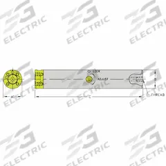 ULTRA-DEX USA Indexable Boring Bar: CFT B1000-10 (MPN 910-000-001). Key specifications — attr257292: CFT B1000-10.