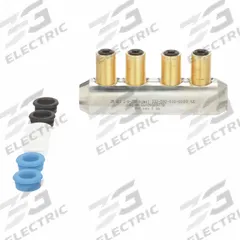 3M Mechanical Connector: For Wire Size 500 kcmil – 1000 kcmil, 2 Wire Terminations (MPN 7100369113). Key specifications — Brand: 3M; For Wire Material: Aluminum.