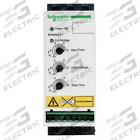 SCHNEIDER Soft Start: 460-480V AC, 12 A Output Current, With Bypass, IP20/NEMA 1, 60/50 Hz, 24V DC (MPN ATS01N212RT). Key specifications — Control Voltage: 24V DC; Manufacturer Part Number: ATS01N212RT.