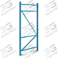 STEEL KING Upright Frame: Bolted, 16 ft Overall Ht, 42 in x 3 in, Blue, Steel, 7 ga Upright Gauge (MPN BCF3L042192F03PB). Key specifications — Color: Blue; Brand: STEEL KING.