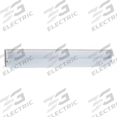 LED Under Cabinet Fixture: 12 in Lg, 420 lm, 2700K/3500K/4000K, 6 W, Plug-In or Hardwired - Linear LED Under-Cabinet Light Fixtures