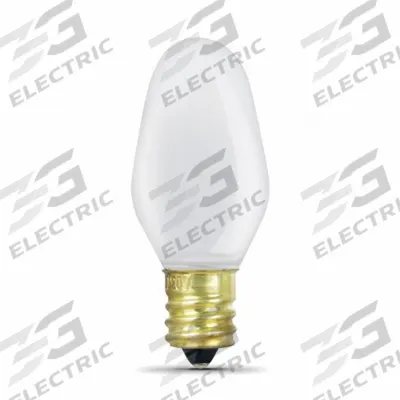 FEIT ELECTRIC Compact LED Bulb: Candelabra Screw (E12), LED, (C) Candle, C7, 0.6 W Watt - Candelabra Screw Base (E12) Lamps