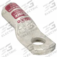 QUICKCABLE Wire Connector: Heavy Wall Lug, Crimp/Lug, Tin Plated Copper, 2 and 1 ga, Gray, Straight (MPN 6401-525-001F). Key specifications — attr176858: Straight; attr176857: Yes; attr176856: Heavy Wall Lug; attr160377: Tin Plated Copper; attr160378: 2 and 1 ga; attr520119: 3/8 in; attr160375: Gray; attr160370: QUICKCABLE.